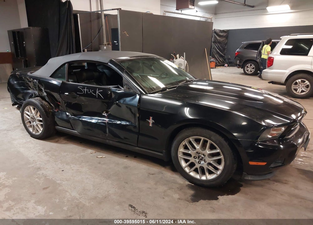 2012 FORD MUSTANG V6 PREMIUM VIN: 1ZVBP8EM1C5280014