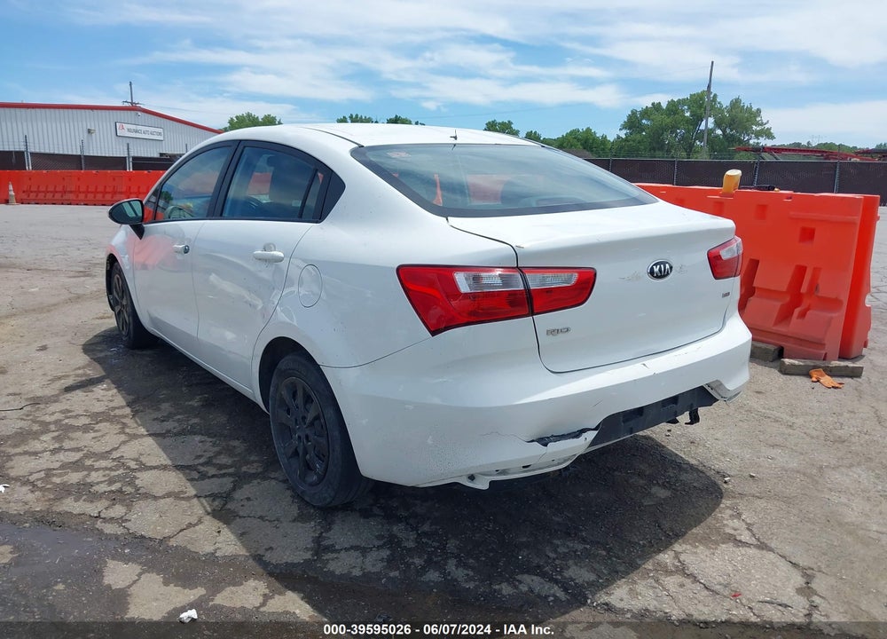 2017 KIA RIO LX VIN: KNADM4A36H6104780