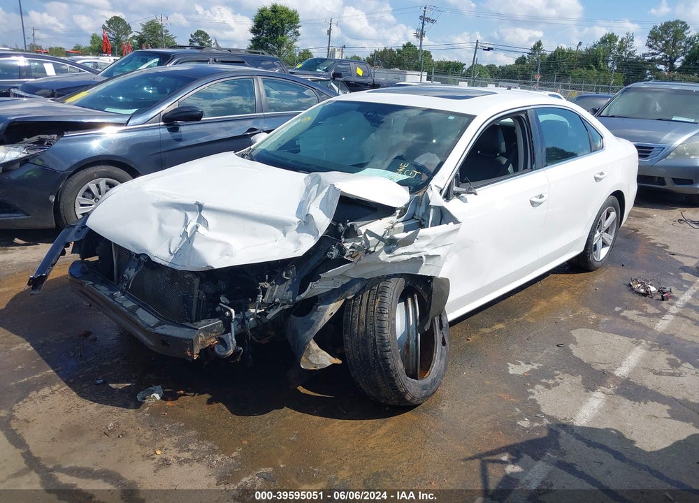 2012 VOLKSWAGEN PASSAT 2.5L SE VIN: 1VWBH7A30CC069077
