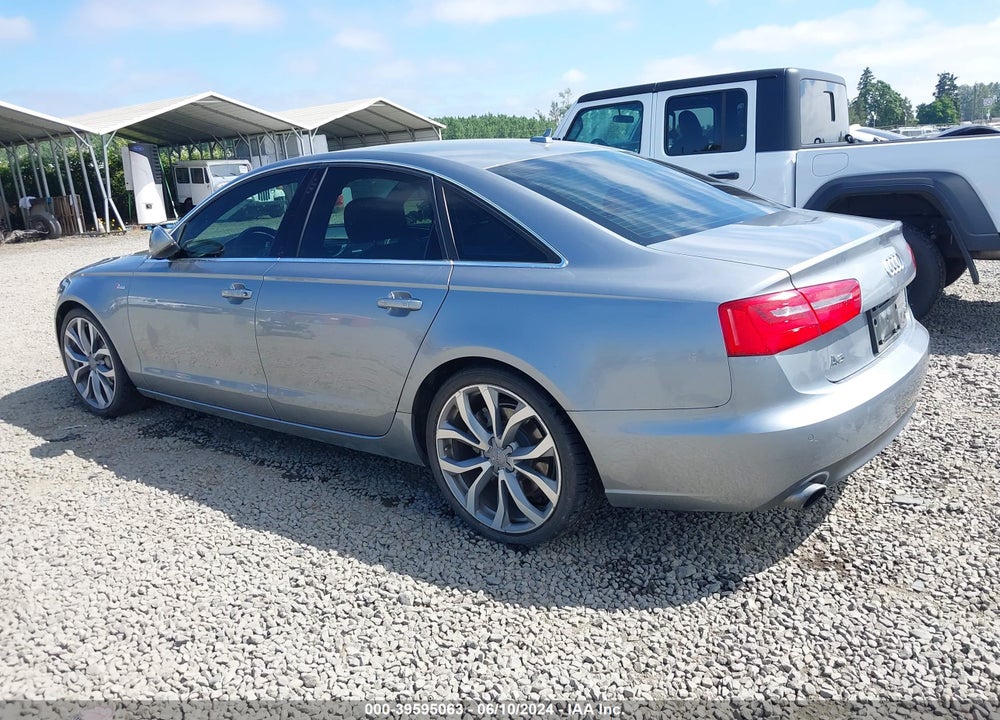 2014 AUDI A6 3.0T PREMIUM PLUS VIN: WAUFGAFC8EN091765