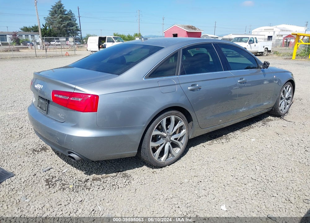2014 AUDI A6 3.0T PREMIUM PLUS VIN: WAUFGAFC8EN091765