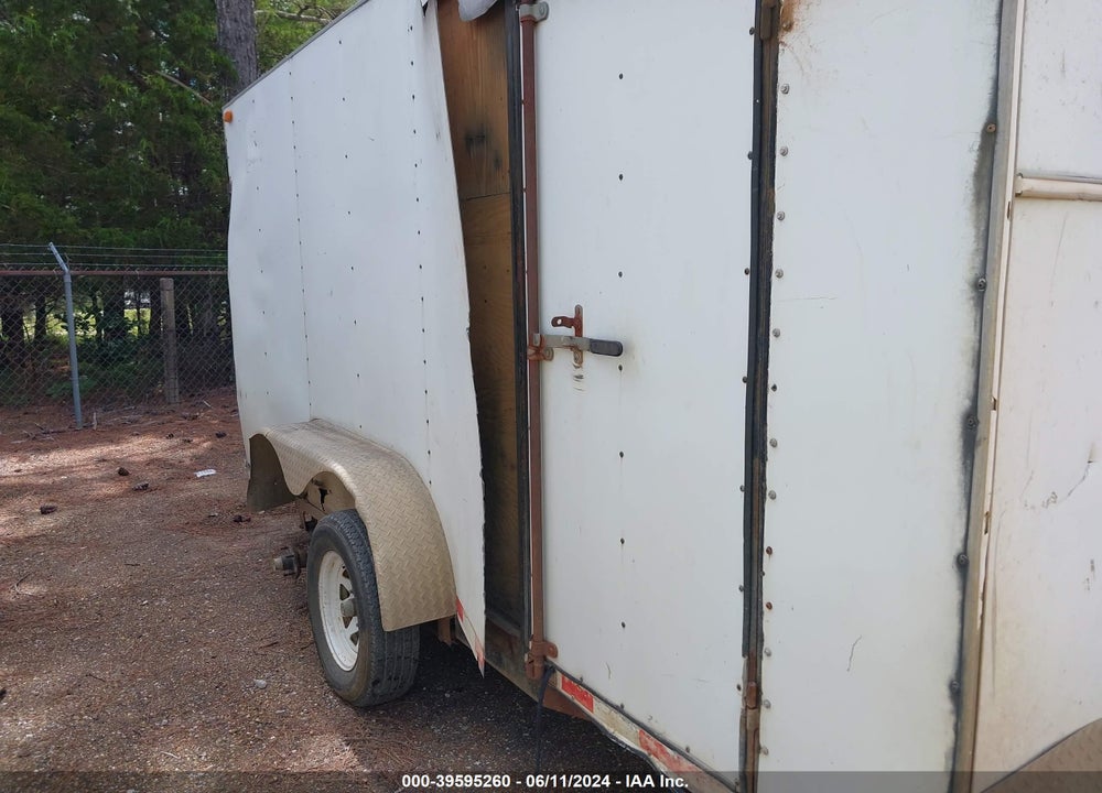 1999 2G TRAILER CO ENCLOSED VIN: 46CFB1424XMM00001