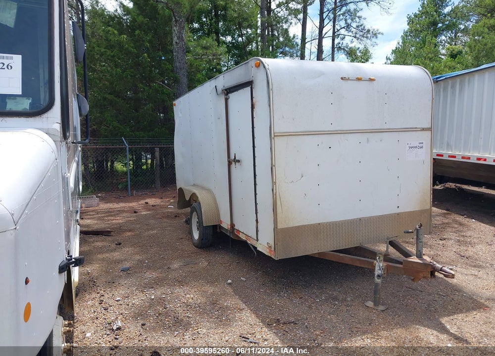 1999 2G TRAILER CO ENCLOSED VIN: 46CFB1424XMM00001