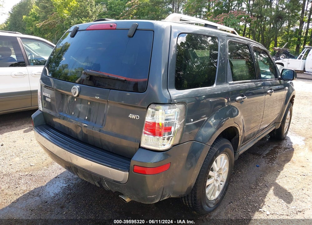 2009 MERCURY MARINER PREMIER V6 VIN: 4M2CU97G09KJ17081