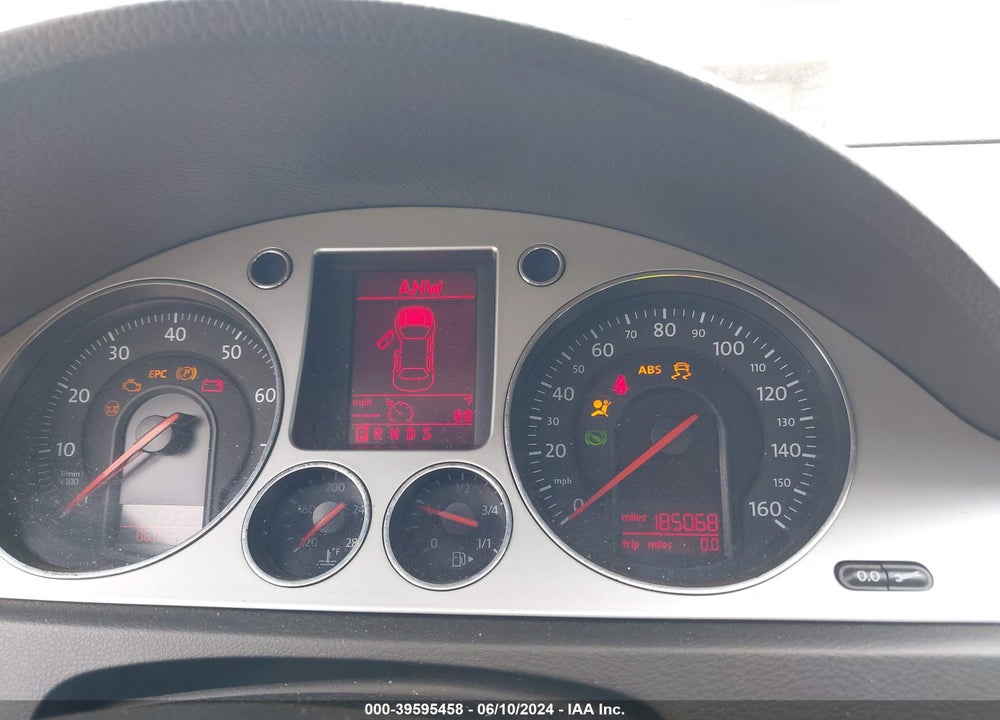 2009 VOLKSWAGEN PASSAT KOMFORT VIN: WVWJK73C19P031632