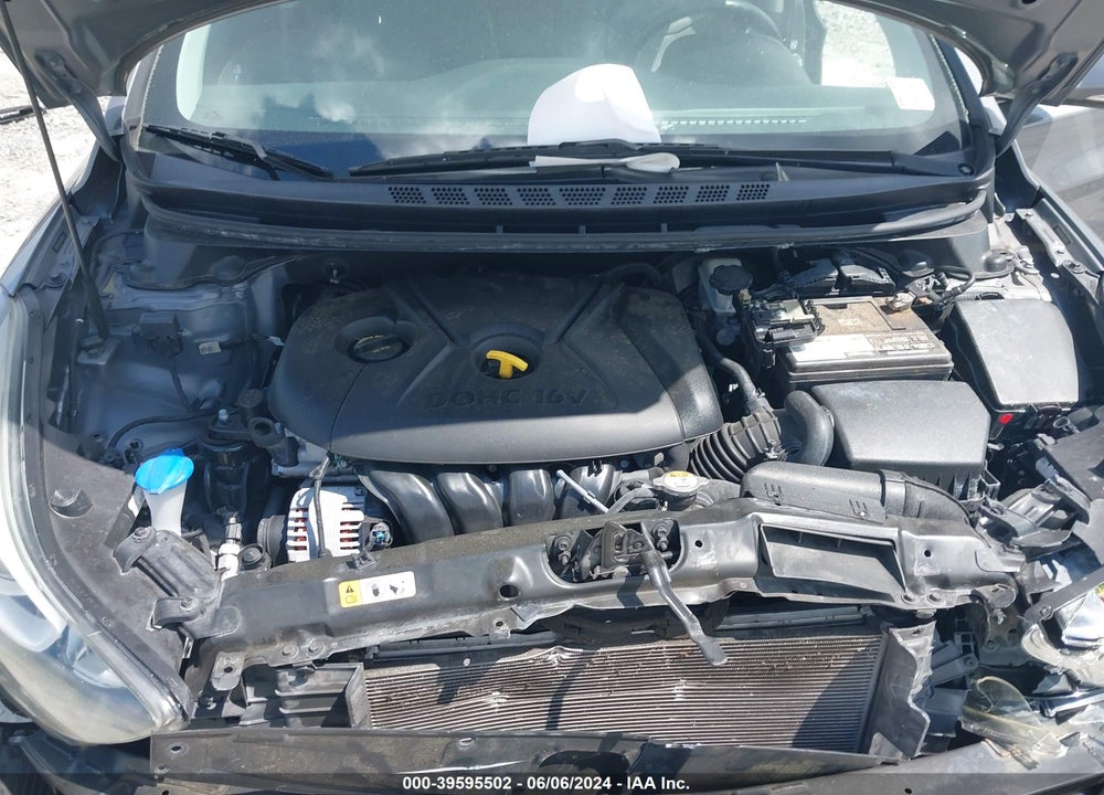 2014 HYUNDAI ELANTRA LIMITED VIN: 5NPDH4AE6EH500184