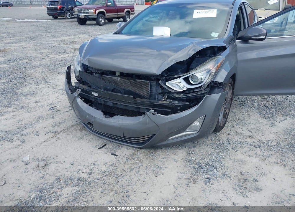 2014 HYUNDAI ELANTRA LIMITED VIN: 5NPDH4AE6EH500184