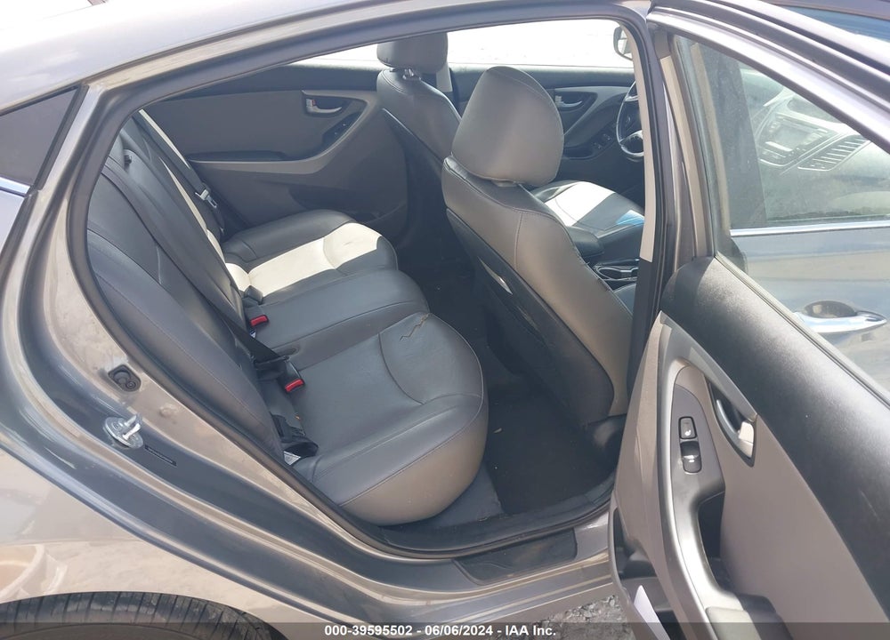 2014 HYUNDAI ELANTRA LIMITED VIN: 5NPDH4AE6EH500184