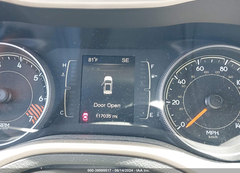 2015 JEEP CHEROKEE LATITUDE VIN: 1C4PJLCB0FW560035