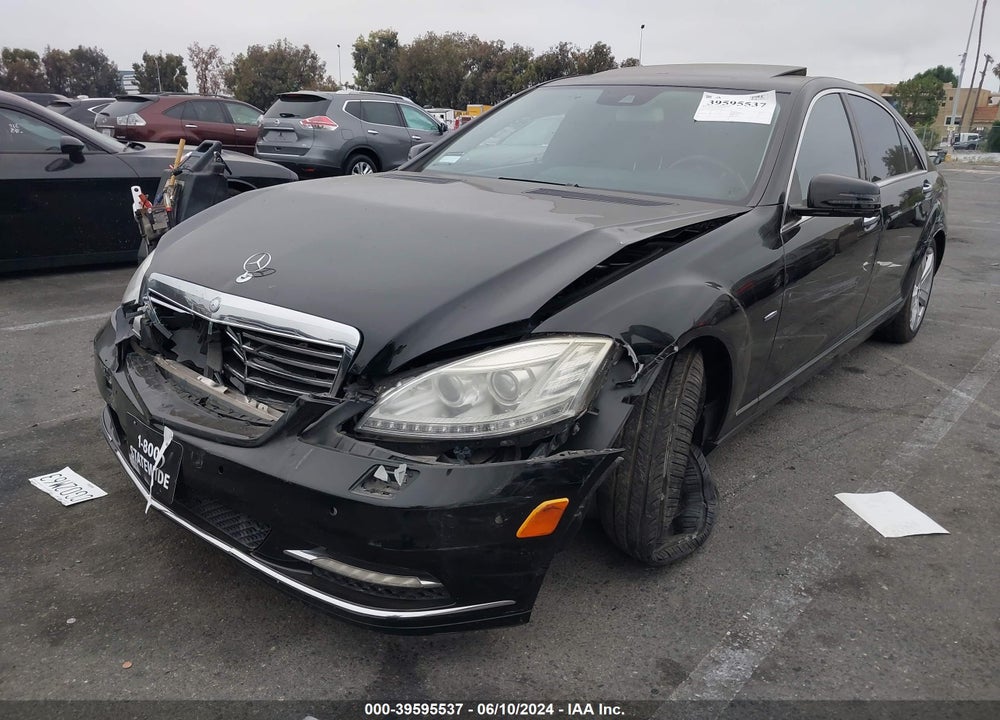 2012 MERCEDES-BENZ S 550 VIN: WDDNG7DB6CA429976