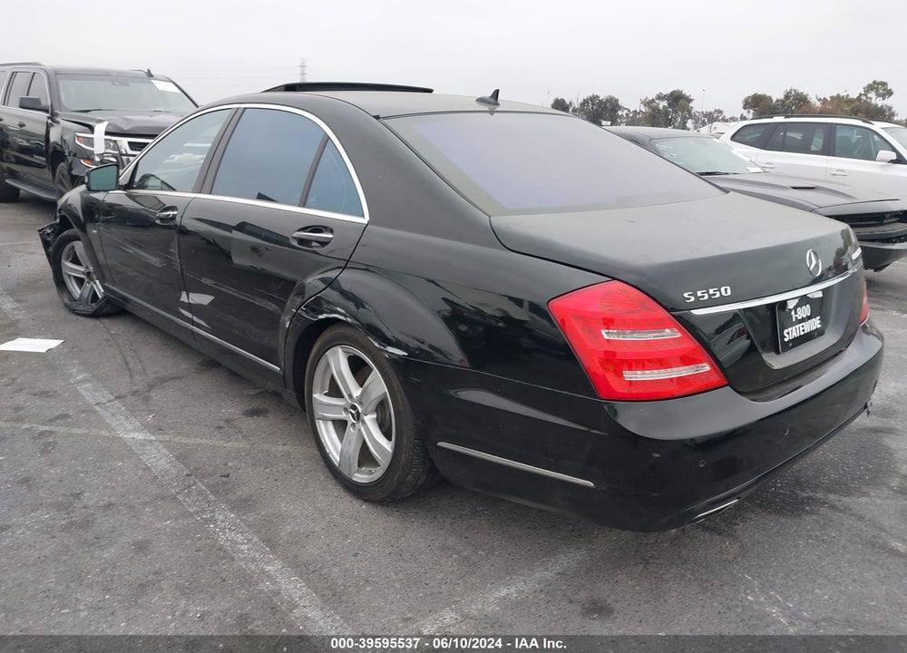 2012 MERCEDES-BENZ S 550 VIN: WDDNG7DB6CA429976