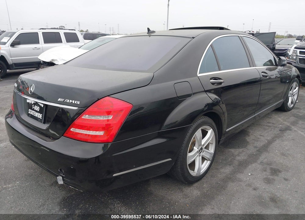 2012 MERCEDES-BENZ S 550 VIN: WDDNG7DB6CA429976