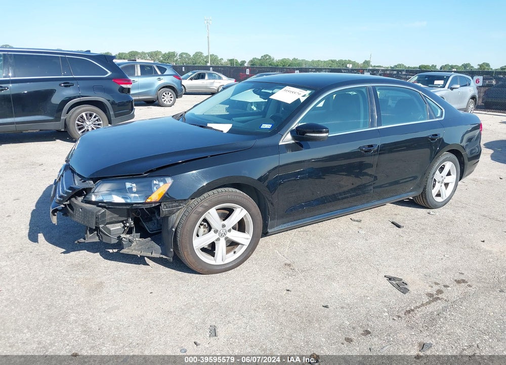 2012 VOLKSWAGEN PASSAT 2.5L SE VIN: 1VWBH7A34CC108494