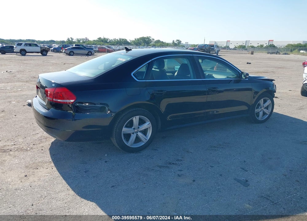 2012 VOLKSWAGEN PASSAT 2.5L SE VIN: 1VWBH7A34CC108494