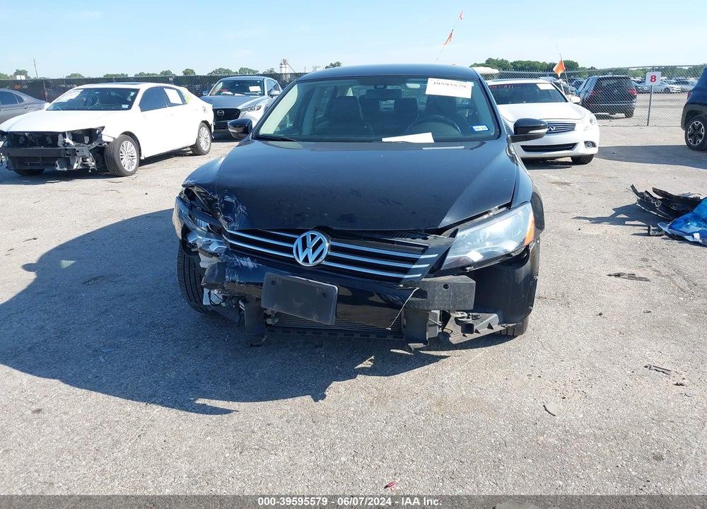 2012 VOLKSWAGEN PASSAT 2.5L SE VIN: 1VWBH7A34CC108494