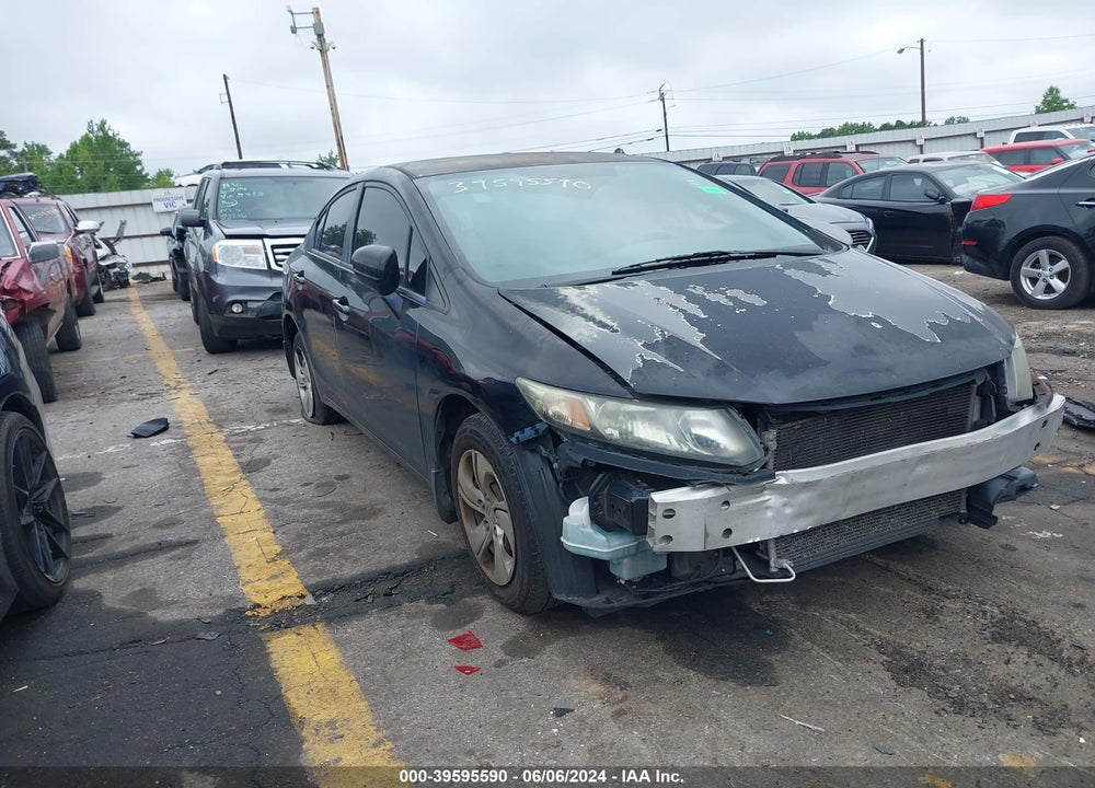 2014 HONDA CIVIC LX VIN: 2HGFB2F55EH544646