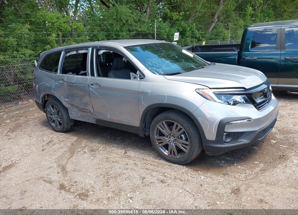 2022 HONDA PILOT AWD SPORT VIN: 5FNYF6H33NB070166