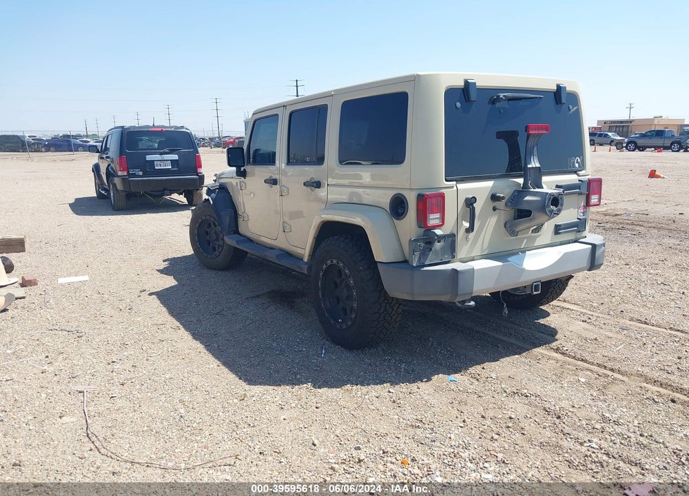 2011 JEEP WRANGLER UNLIMITED SAHARA VIN: 1J4HA5H13BL571858