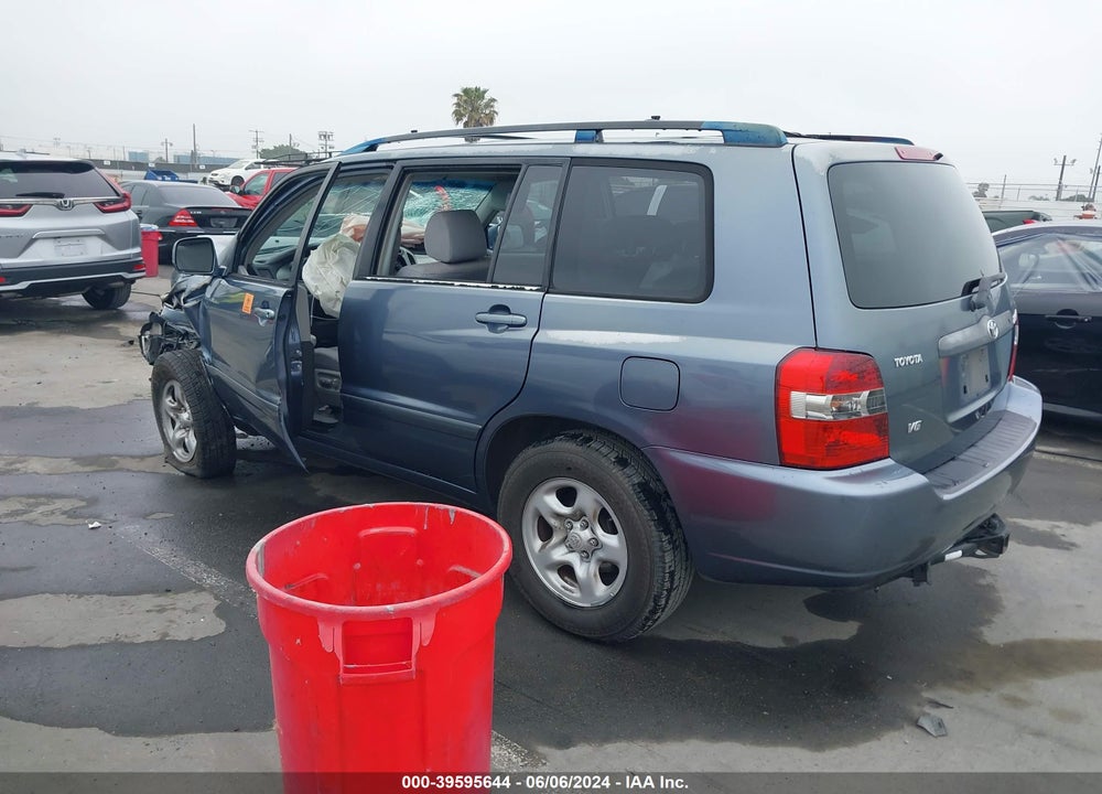 2007 TOYOTA HIGHLANDER V6 VIN: JTEGP21A570141245