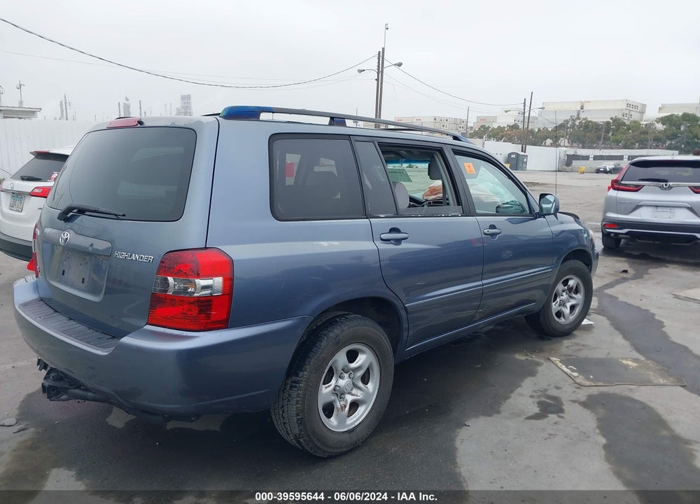 2007 TOYOTA HIGHLANDER V6 VIN: JTEGP21A570141245