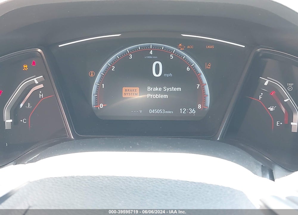 2019 HONDA CIVIC SPORT TOURING VIN: SHHFK7H9XKU223150