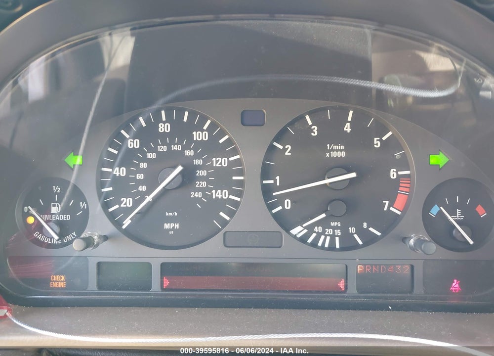 1995 BMW 740 IL VIN: WBAGJ6322SDH29981