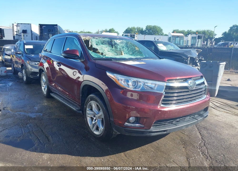 2014 TOYOTA HIGHLANDER LIMITED PLATINUM V6 VIN: 5TDDKRFH8ES008008