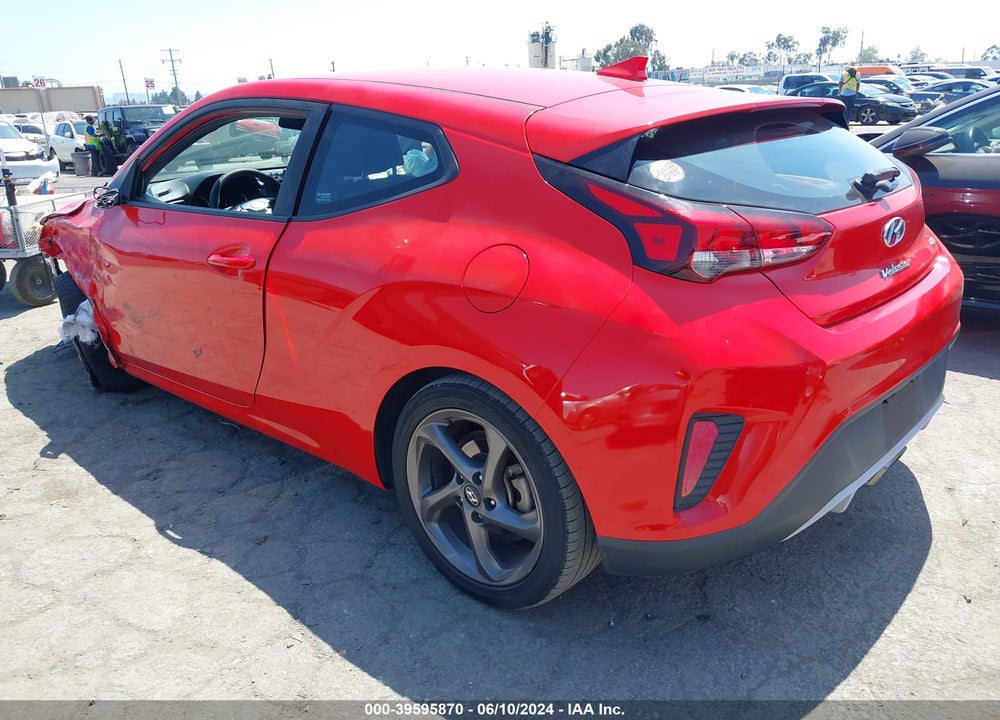2019 HYUNDAI VELOSTER 2.0 VIN: KMHTG6AFXKU012081