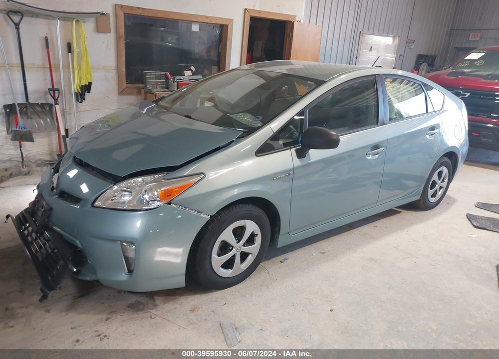 2014 TOYOTA PRIUS TWO VIN: JTDKN3DU4E1836775