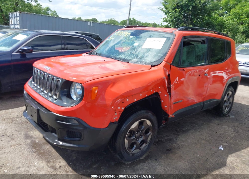 2016 JEEP RENEGADE SPORT VIN: ZACCJBATXGPE31285