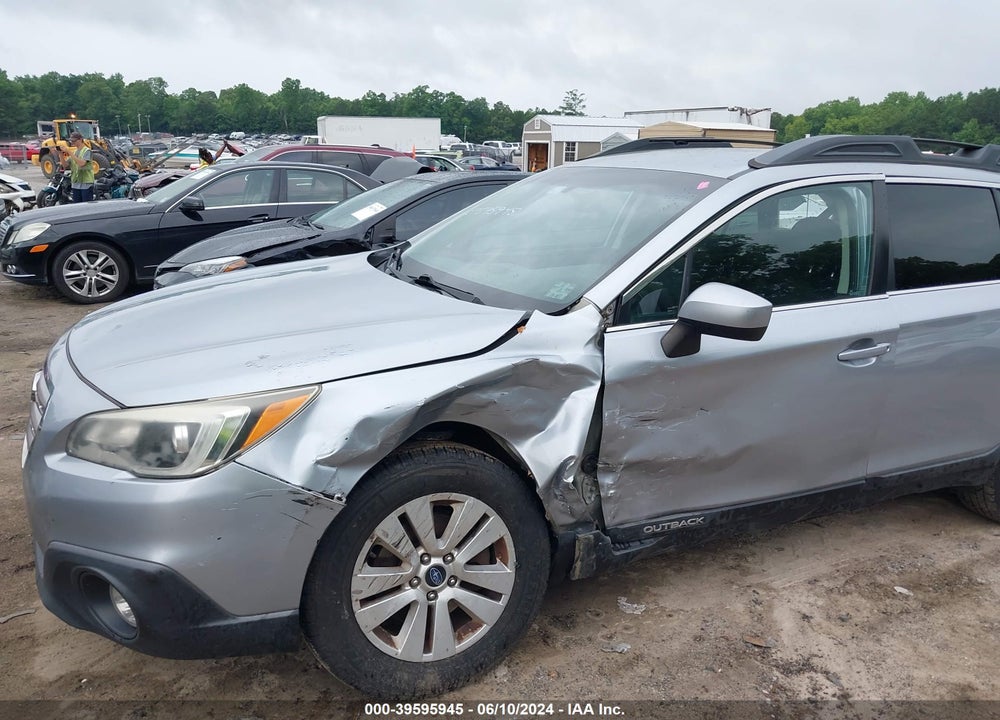 2015 SUBARU OUTBACK 2.5I PREMIUM VIN: 4S4BSBCC6F3233369