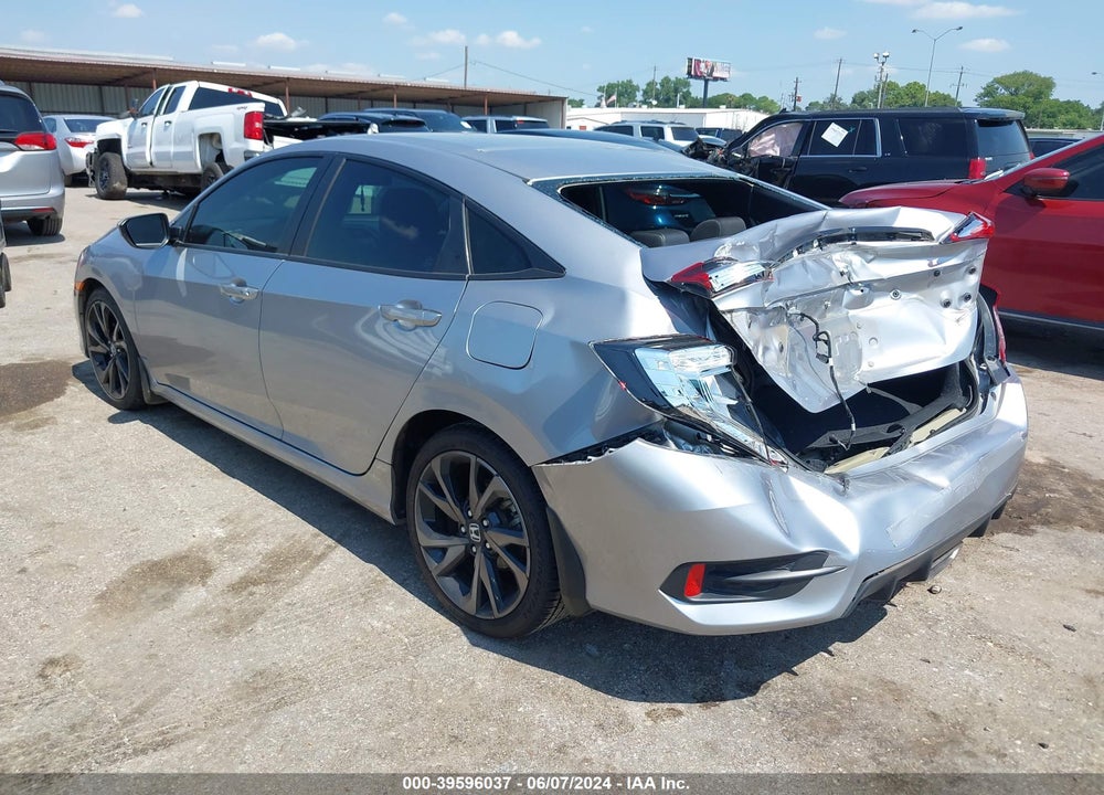 2020 HONDA CIVIC SPORT VIN: 2HGFC2F88LH580108