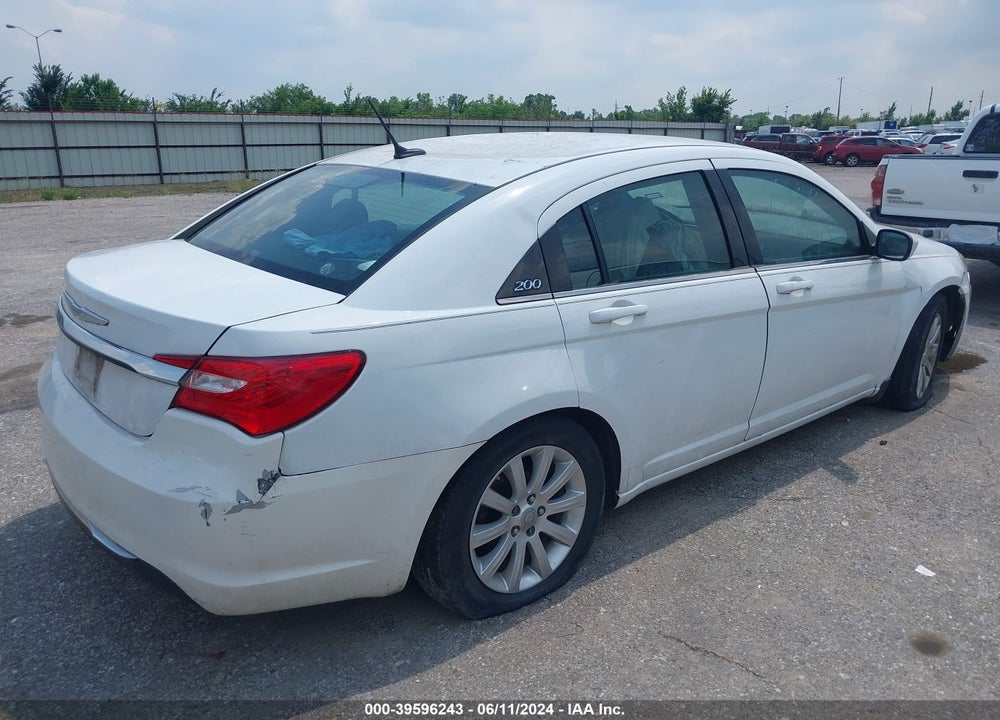 2013 CHRYSLER 200 TOURING VIN: 1C3CCBBBXDN598254