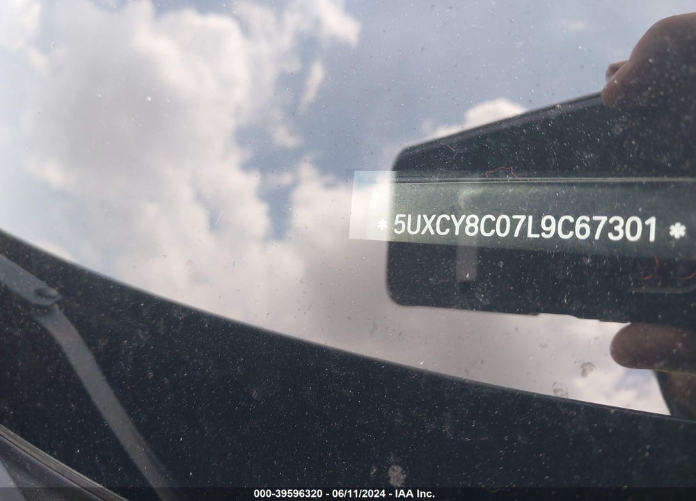 2020 BMW X6 M50I VIN: 5UXCY8C07L9C67301