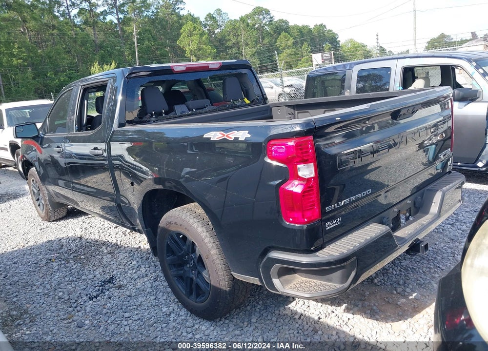 2023 CHEVROLET SILVERADO 1500 4WD SHORT BED CUSTOM VIN: 1GCPDBEK6PZ197464