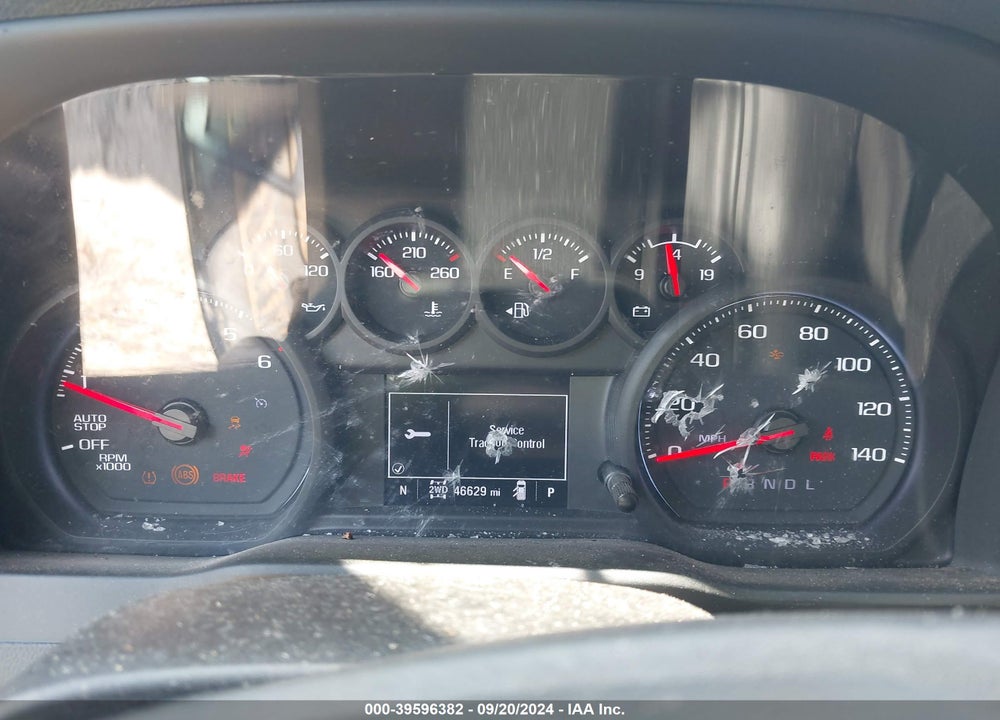 2023 CHEVROLET SILVERADO 1500 4WD SHORT BED CUSTOM VIN: 1GCPDBEK6PZ197464