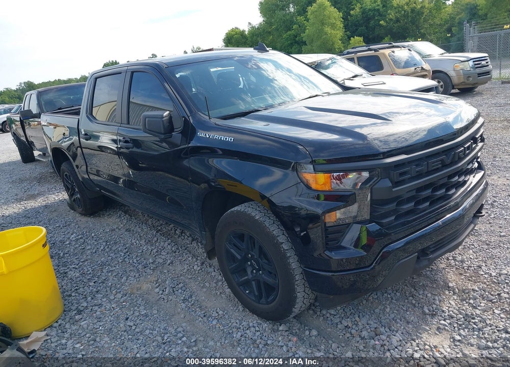2023 CHEVROLET SILVERADO 1500 4WD SHORT BED CUSTOM VIN: 1GCPDBEK6PZ197464