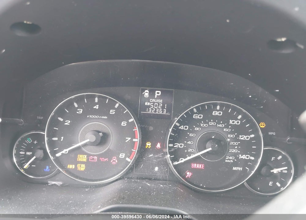 2011 SUBARU OUTBACK 2.5I PREMIUM VIN: 4S4BRBBC2B3316210
