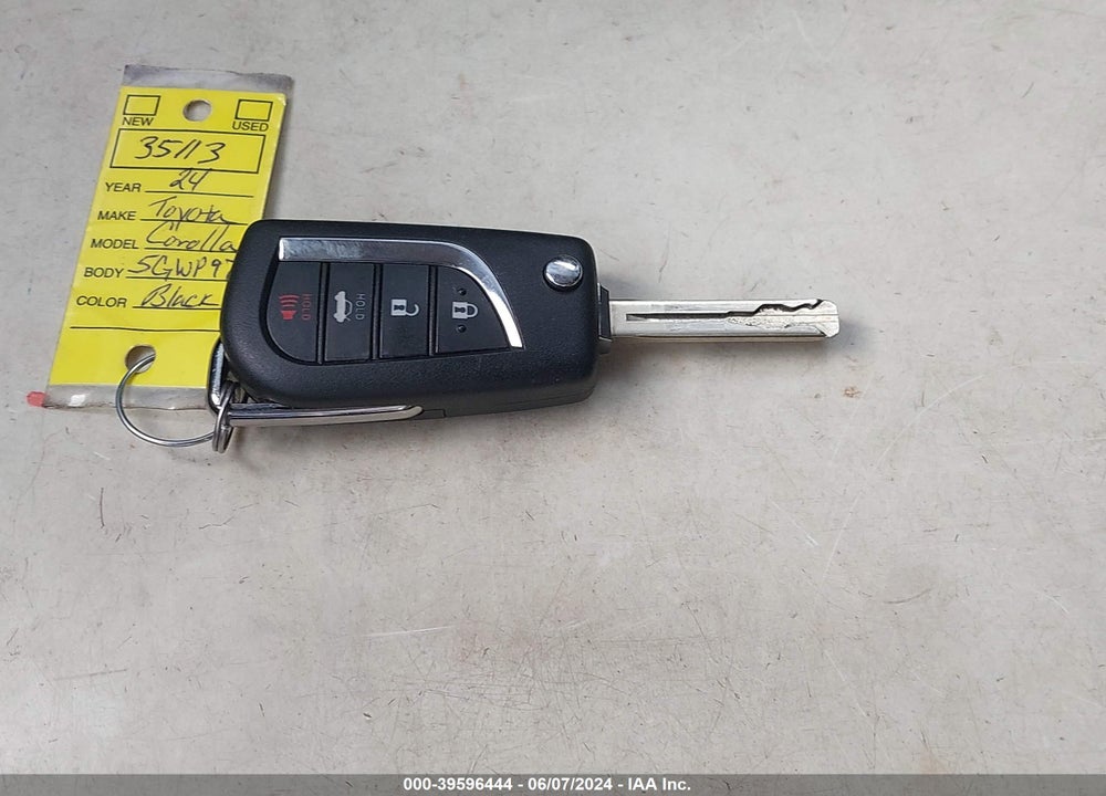 2024 TOYOTA COROLLA LE VIN: 5YFB4MDE4RP109395