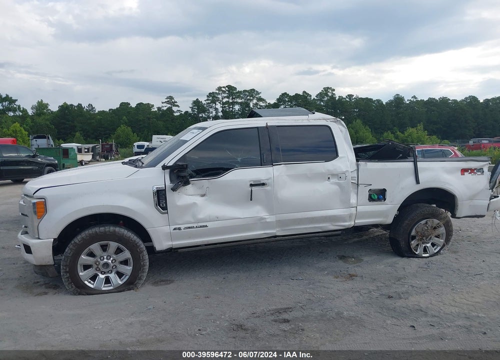 2017 FORD F-250 PLATINUM VIN: 1FT7W2BT6HEE53392