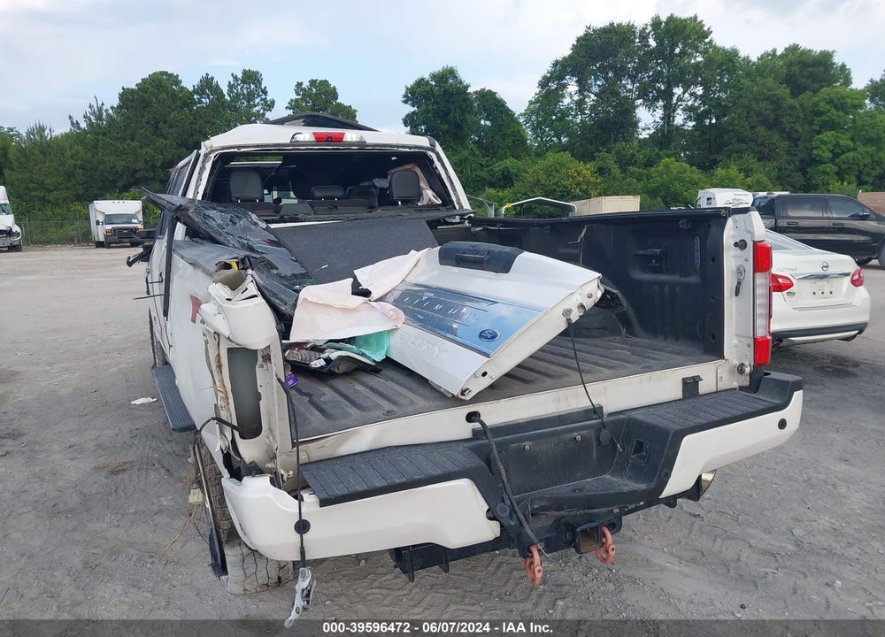 2017 FORD F-250 PLATINUM VIN: 1FT7W2BT6HEE53392