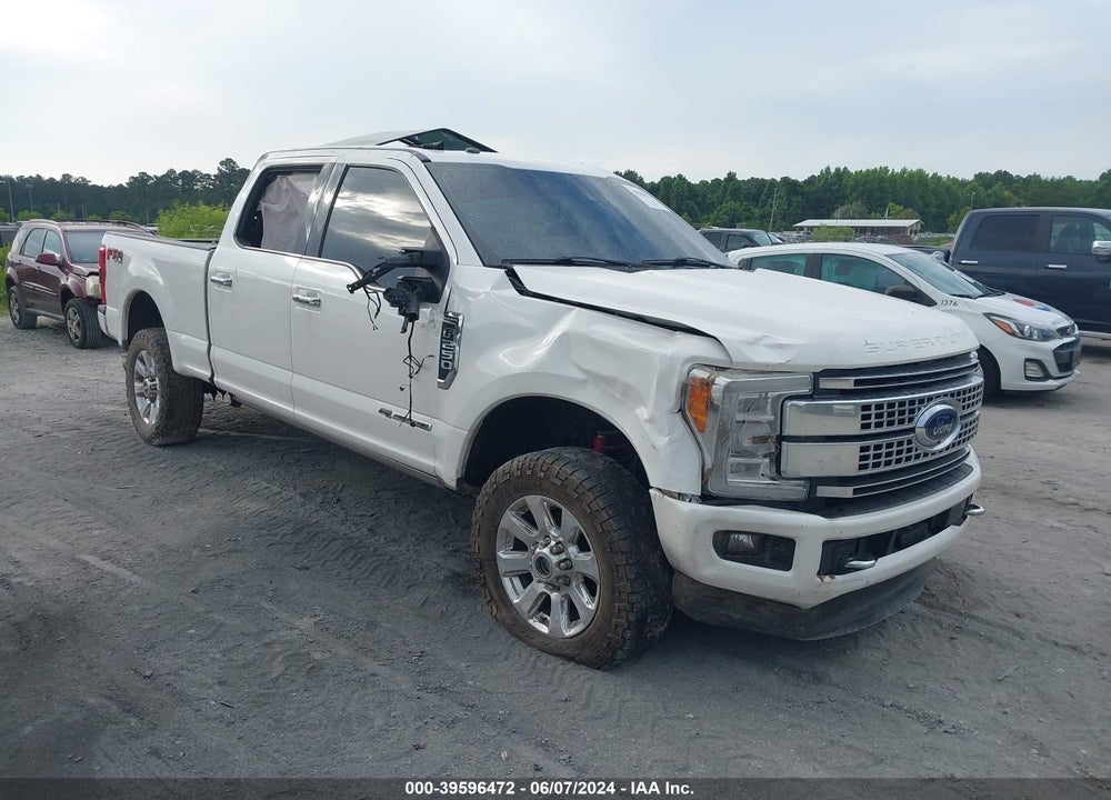 2017 FORD F-250 PLATINUM VIN: 1FT7W2BT6HEE53392
