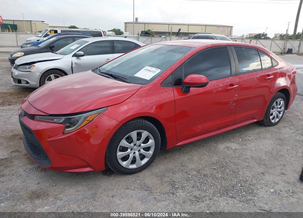 2021 TOYOTA COROLLA LE VIN: 5YFEPMAE1MP186713