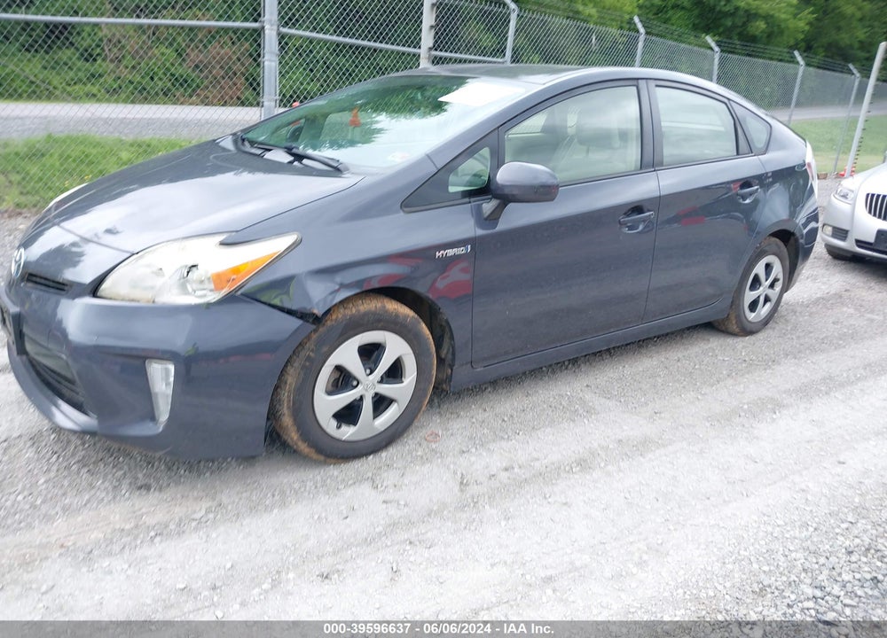 2012 TOYOTA PRIUS THREE VIN: JTDKN3DU9C5459513