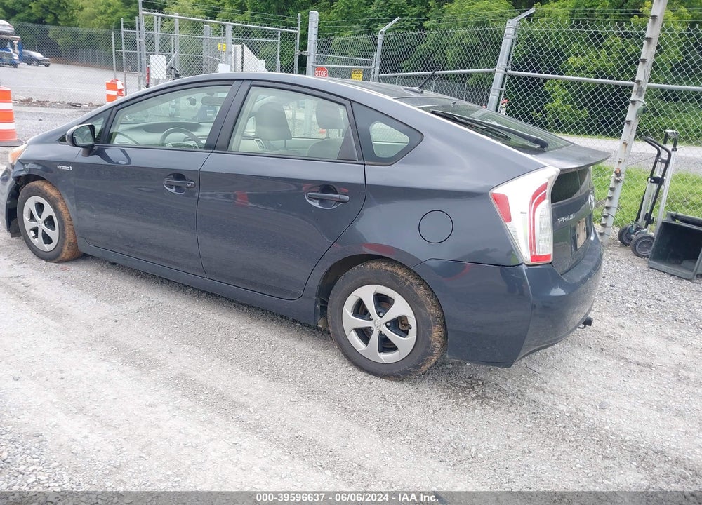 2012 TOYOTA PRIUS THREE VIN: JTDKN3DU9C5459513