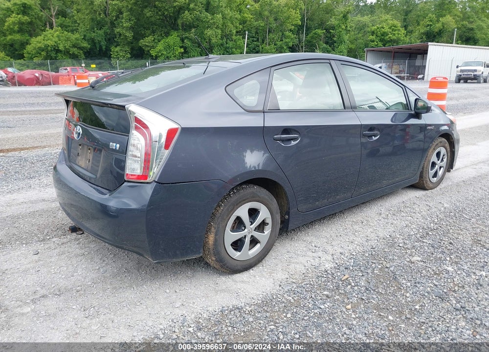 2012 TOYOTA PRIUS THREE VIN: JTDKN3DU9C5459513