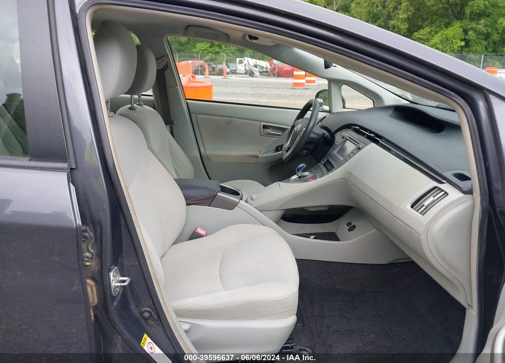 2012 TOYOTA PRIUS THREE VIN: JTDKN3DU9C5459513