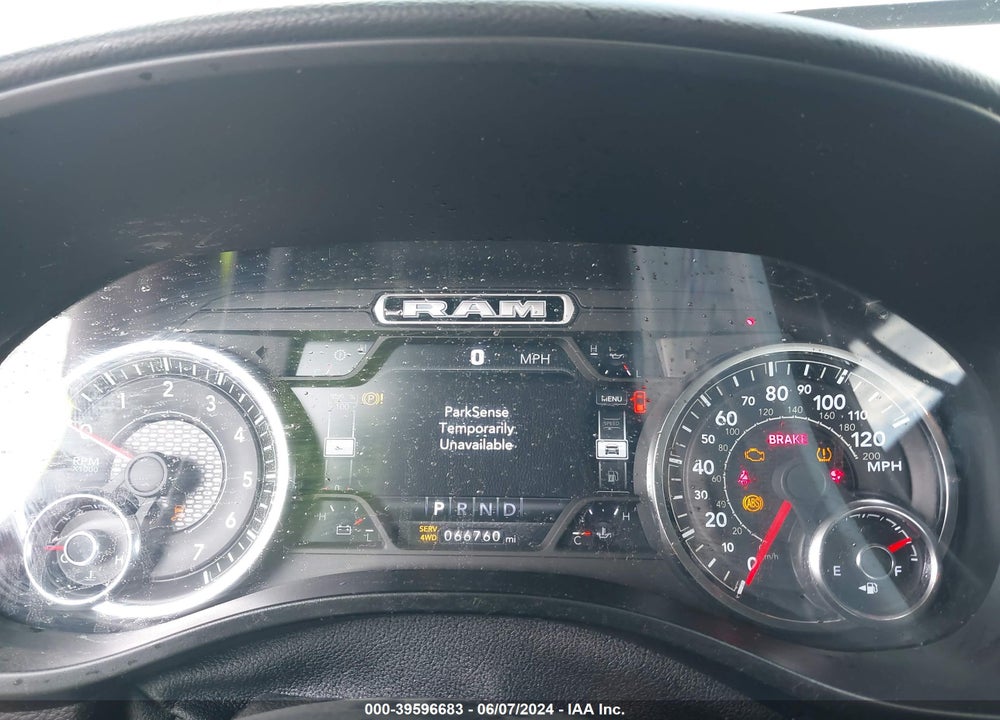2019 RAM 1500 BIG HORN/LONE STAR 4X4 6'4 BOX VIN: 1C6SRFMT1KN917967