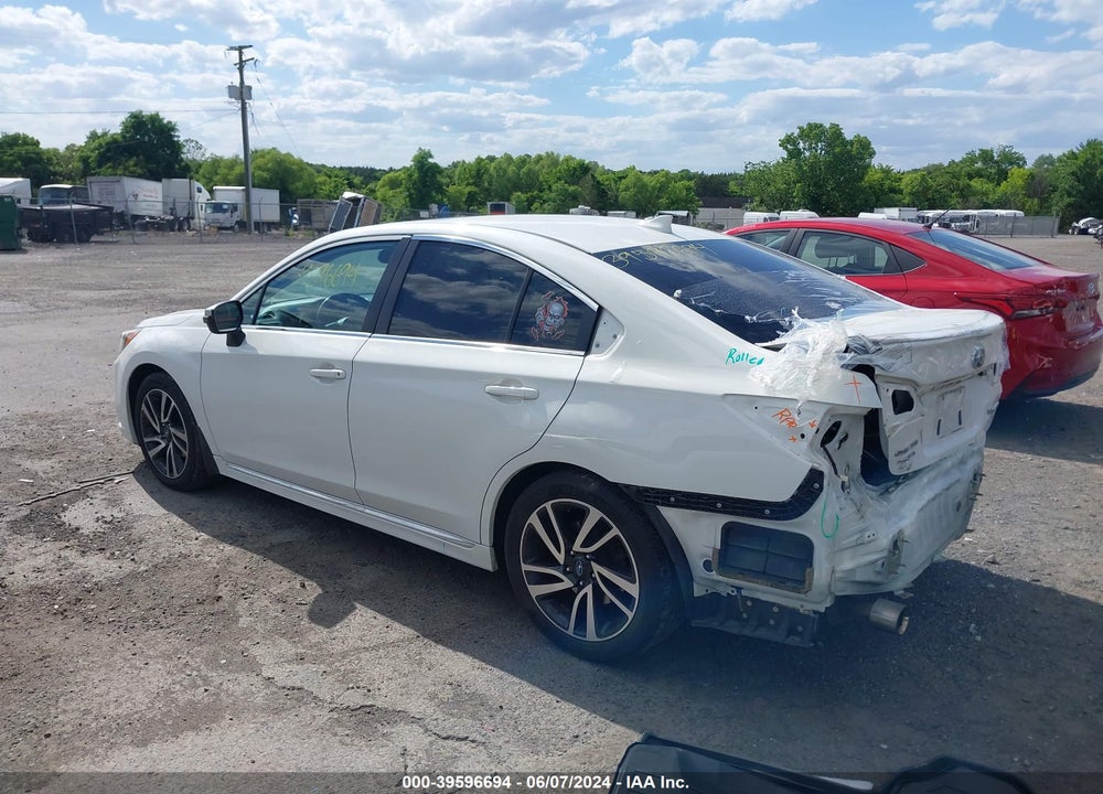 2017 SUBARU LEGACY 2.5I SPORT VIN: 4S3BNAR60H3006222