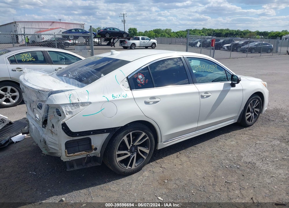2017 SUBARU LEGACY 2.5I SPORT VIN: 4S3BNAR60H3006222